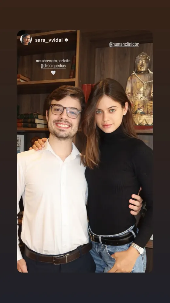 Story posted with Dr. Caíque by @sara_vvidal